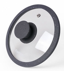 Fissman Arcades Lid With Marble Silicone Rim Grey D16cm