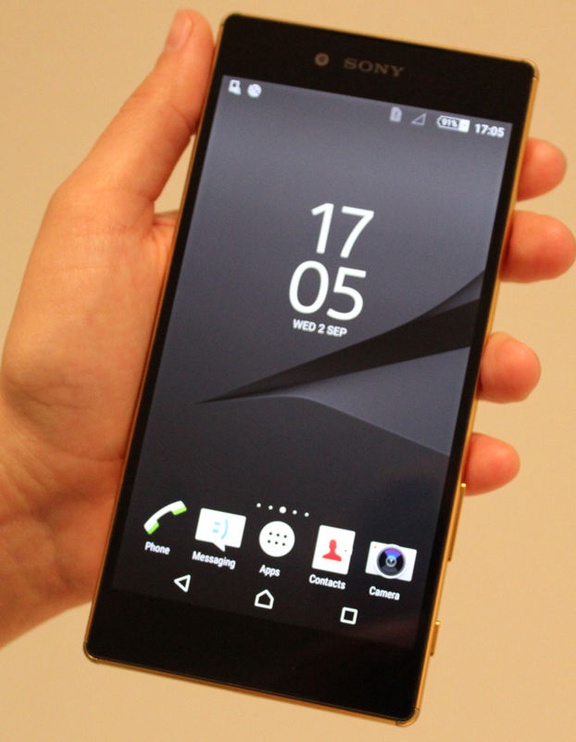 Mobilusis telefonas Sony Xperia Z5 Premium, aukso, 3GB/32GB