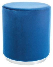Пуф Signal Meble Furla Silver/Blue, 42x42x48 см