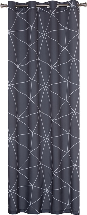 Ночные шторы Domoletti Arana, антрацитовый, 140 см x 260 см