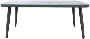 Садовый стол Home4you Marie 13683, серый, 180 см x 90 см x 74 см