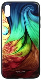 Tellur Glass Print Back Case For Apple iPhone X/XS Mesmeric