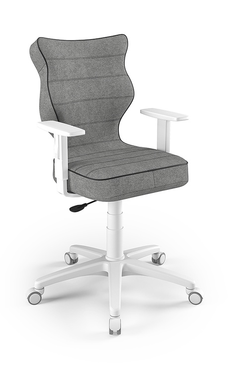Офисный стул Duo AT03, белый/серый
