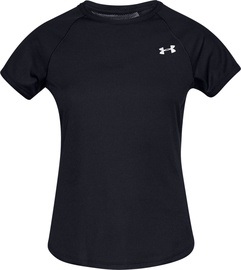 T-krekls Under Armour Womens Speed Stride Short Sleeve Shirt 1326462-001 Black XS