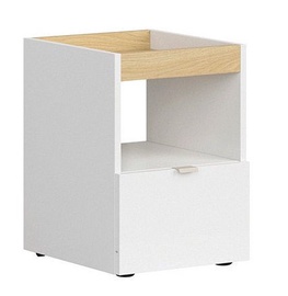 Komoda Black Red White Princeton KNT1S White/Oak/Grey