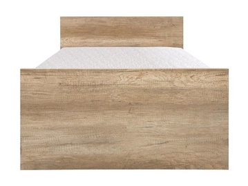 Кровать одноместная, 90 x 200 cm, дубовый