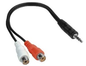 Hama Cable RCA x2 to 3.5 mm