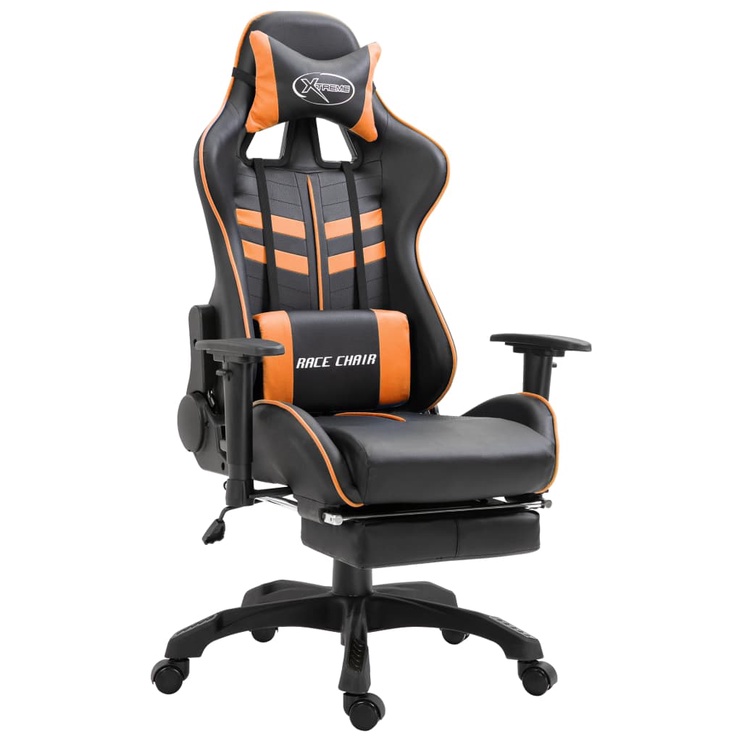 Игровое кресло VLX Xtreme Race, черный/oранжевый