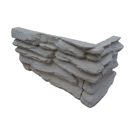 Stone Master Milon Off-White Corner Tiles 395x340mm White