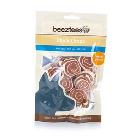 Skanėstai šunims Beeztees Chick Chops, su žuvimi, 100 gr