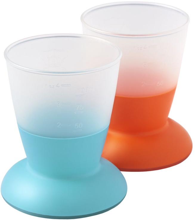 Vaikiškas puodelis BabyBjorn, plastikas, oranžinė