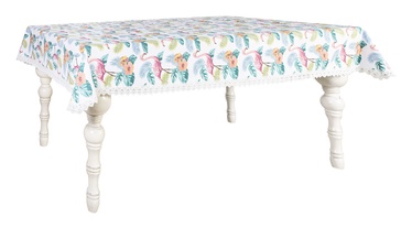 Home4you Wakiki Tablecloth 140x220cm Flamingo