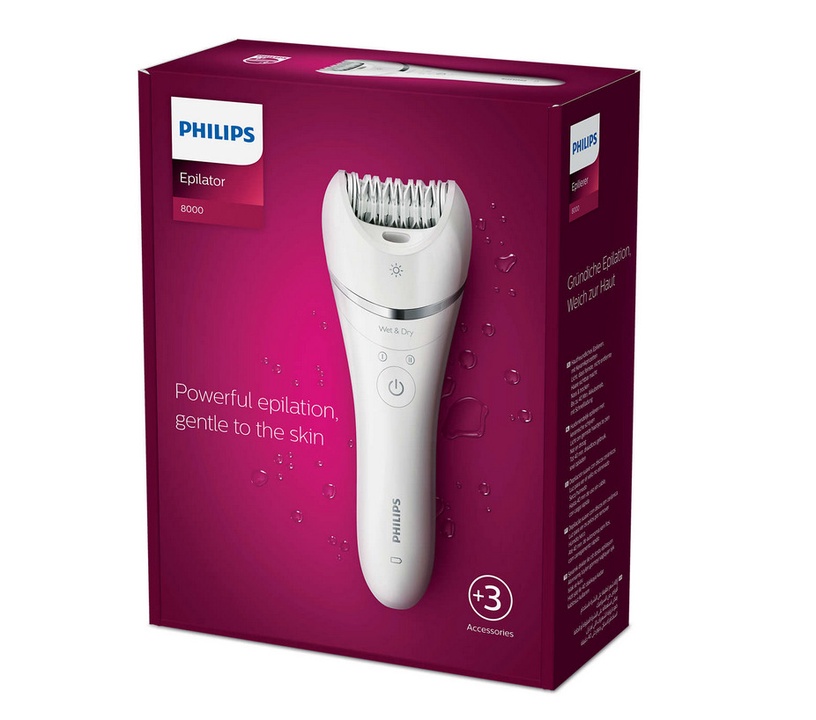 Epilaator Philips BRE700/00, valge