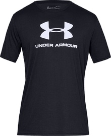 Футболка, мужские Under Armour Sportstyle Logo Tee, черный, S