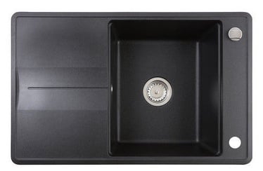 Кухонная раковина Teka Estella 50 B-TQ Onyx, камень, 760 мм x 480 мм
