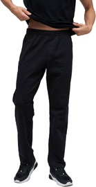 Audimas Stretch Cotton Relaxed Fit Sweatpants Black 200/XL