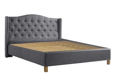 Кровать Aspen, 160 x 200 cm, серый, с решеткой