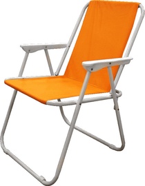 Saliekams krēsls Besk Camping, oranža/pelēka
