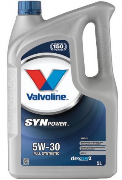 Машинное масло Valvoline 5W - 30, синтетический, для легкового автомобиля, 5 л