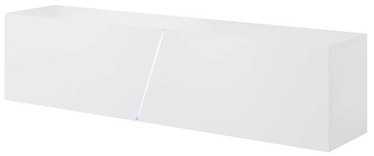 TV galds Slant 160, balta, 160 cm x 40 cm x 35 cm