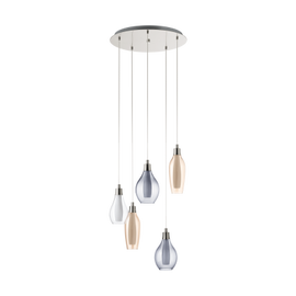 Pakabinamas šviestuvas Eglo Pontevedra 95394, 5x2,5W G9