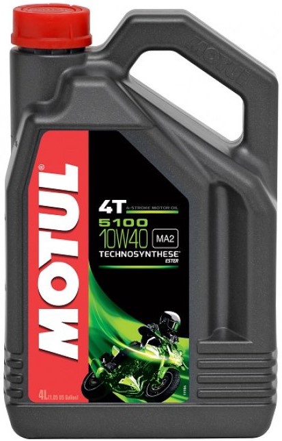 Motoreļļa Motul 5100 4T, sintētiskais, mototehnikai, 4 l
