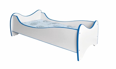 Bērnu gulta Halmar Duo Blue, 145x81 cm
