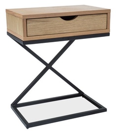Signal Meble Liz II Nightstand 50x30cm Oak