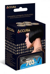 Accura Ink Cartridge HP No.704XL 17ml Black