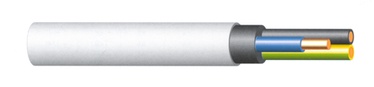Кабель Lietkabelis KH05VV-U/NYM, 3 x 2,5 mm², Eca, 500 В, 25 м, 3 x 2.5 мм²