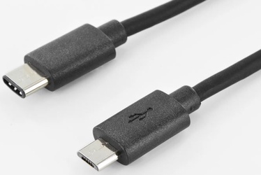 Провод Assmann USB-micro/USB USB, Micro USB B male, 1.8 м, черный