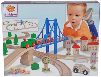 Eichhorn Train Playset With Bridge 100001264