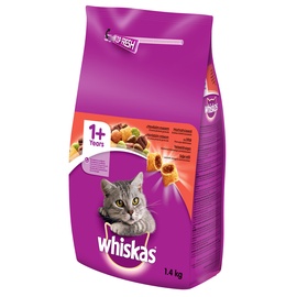 BARĪBA KAĶIEM WHISKAS ADULT JAUT 1,4KG