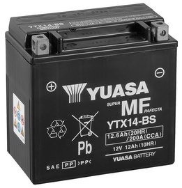 Akumulators Yuasa YTX14-BS, 12 V, 12 Ah, 200 A