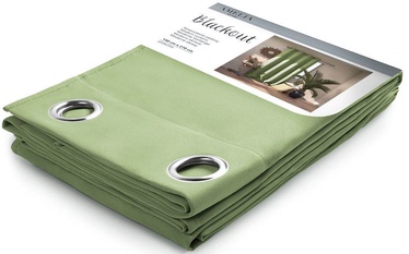 Ночные шторы AmeliaHome Blackout, мятный, 140 см x 270 см
