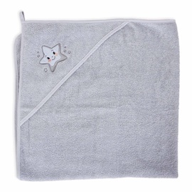 Полотенце для ванной Ceba Baby Star, серый, 100 см x 100 см
