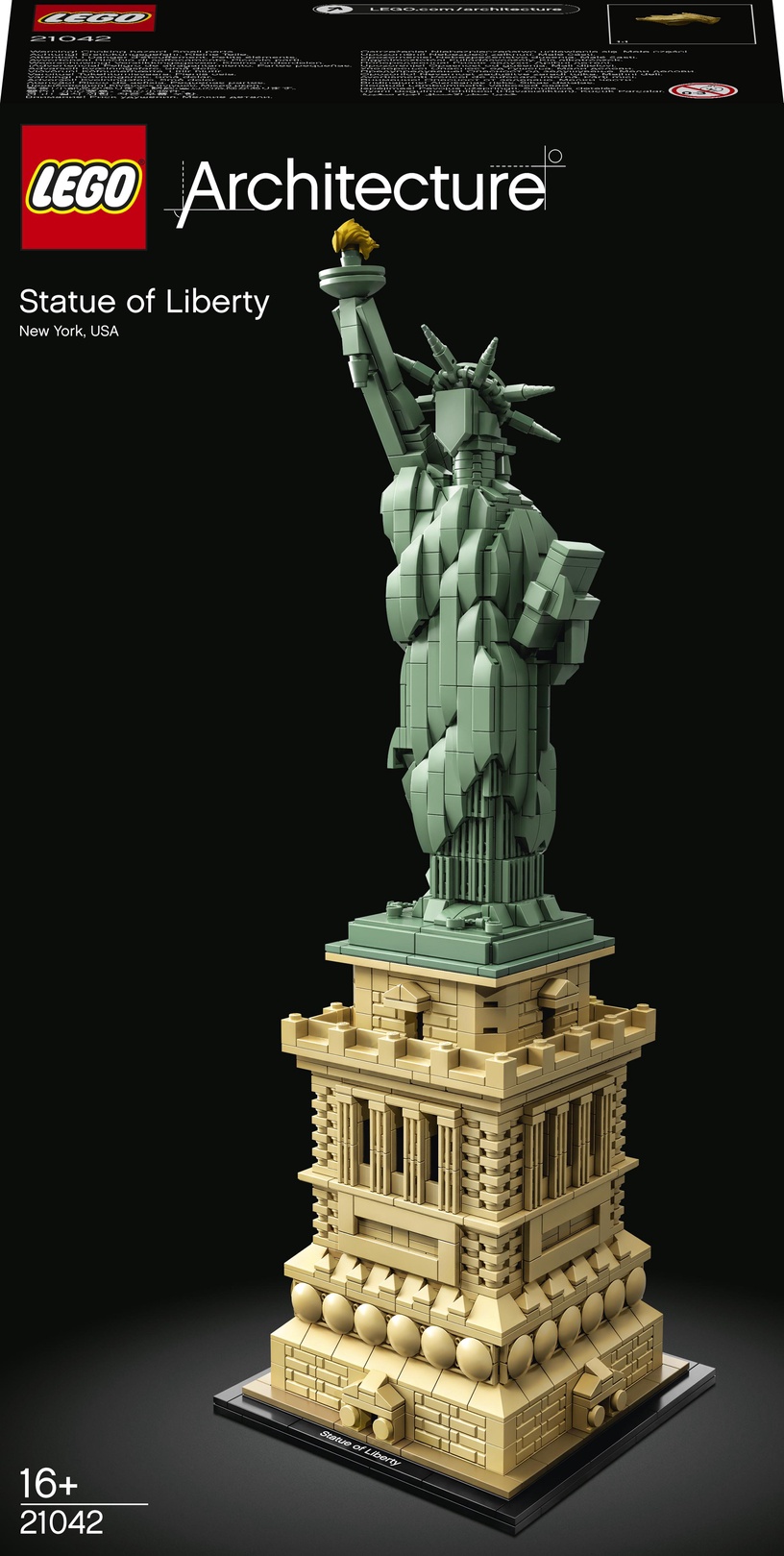 Konstruktor LEGO Architecture Vabadussammas 21042, 1685 tk