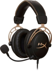 Ausinės Kingston HyperX Cloud Alpha Gaming Black/Gold