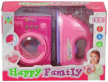 Tommy Toys Happy Family Iron & Washing Machine 461703