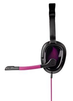 Laidinės ausinės Hama Comfort Series, juoda/violetinė