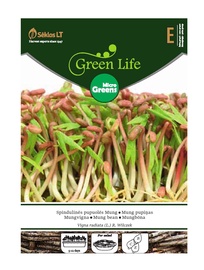 Mung pupiņu sēklas Green Life