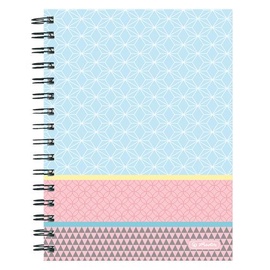 Herlitz Spiral Notepad A4/80p Pastel Blue