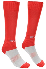 Zeķes Givova Calcio Senior, balta/sarkana