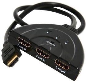 Adapter Gembird HDMI / HDMI x 3 HDMI x 3, HDMI male, 0.5 m, must