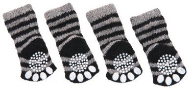 Karlie Flamingo Doggy Socks S Black/Grey