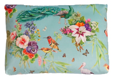 Home4you Holly Pillow 60x40cm Flowers/Blue