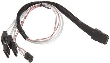Juhe Silverstone SST-CPS03 Mini SAS To SATA Cable 0.5m