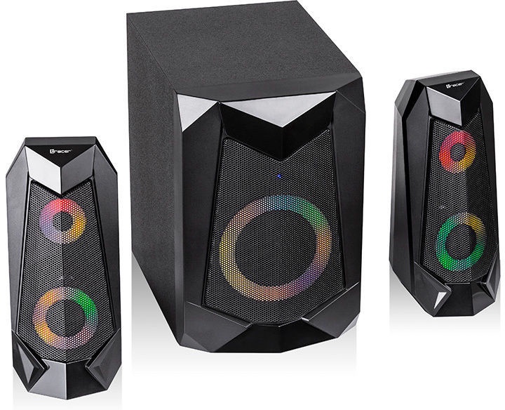 Arvutikõlar Tracer Hi-Cube RGB, must, 20 W