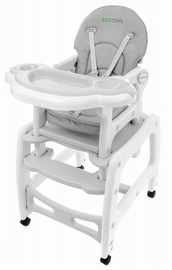EcoToys Rocking Feeding Chair 3in1 Grey
