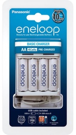 Elementu lādētājs Panasonic Eneloop Battery Charger BQ-CC61 USB + 4 x AA 1900mAh